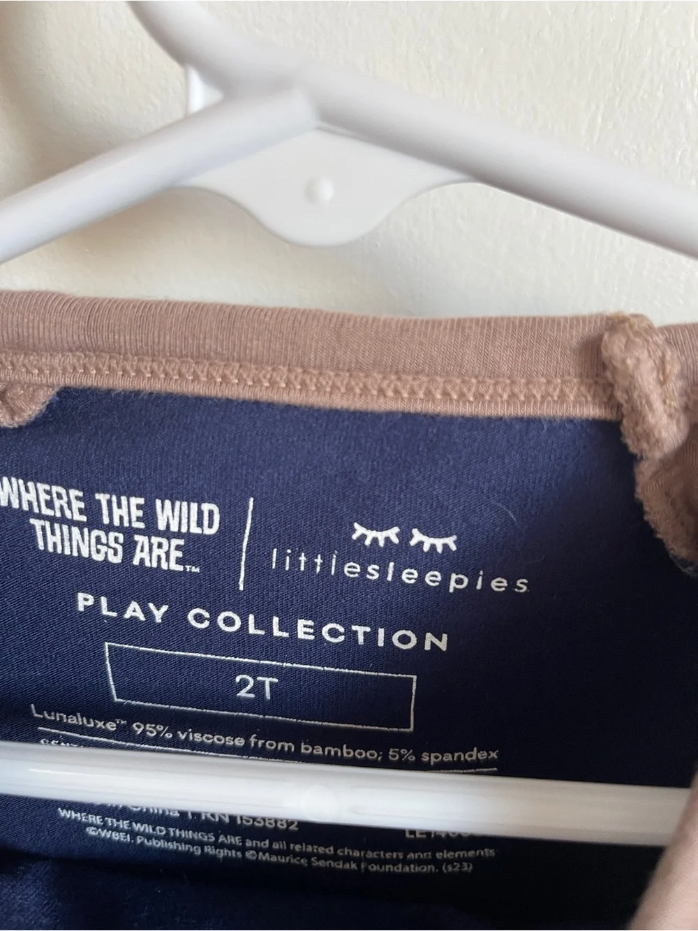 Little Sleepies “Let the Wild Rumpus Start” Top 2T